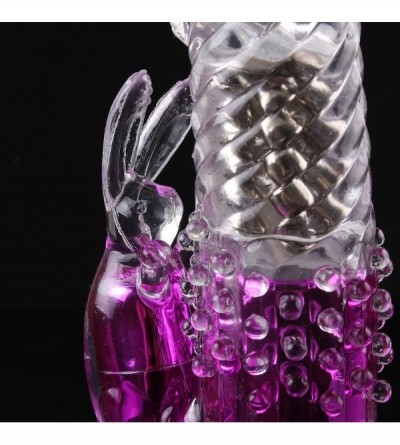 Dildos Sexy Rabbit Vibe for Women - Waterproof 360 Degree Rotating Rabbit Vibrator With Metallic Beads- Rechargeable Vibratin...