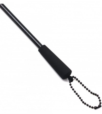 Paddles, Whips & Ticklers Silicone Riding Crop Horse Whip with Slapper Jump Bat - Black - C018GNUYUQC $11.11