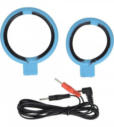 Penis Rings Bi-Polar Silicone Cock Ring Set- Blue (ZE-VF676) - CE118NRFZE5 $63.24