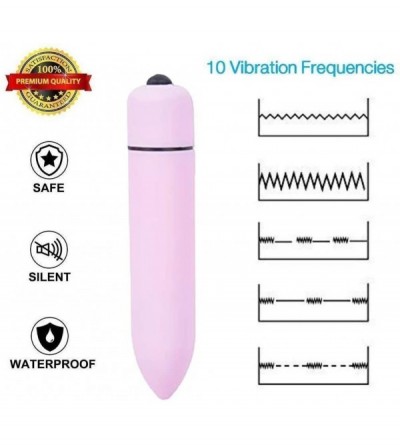 Vibrators (2 Packs) Portable Multi-Speed Cordless Wand Massager- 10 Different Patterns Mini Personal Tool for Body Therapeuti...