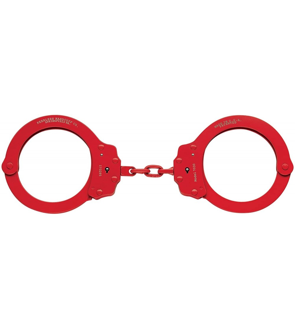 Restraints Chain Handcuff Model 750- Color-Plated - Red Finish - C31162FPYBT $25.07