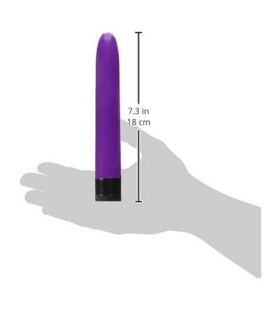 Vibrators Multi-Speed Vibrator- Purple- 7 Inch - Purple - C211IJN6EH5 $7.90