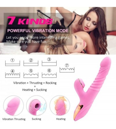 Vibrators Multi Vibrate Modes Clǐtoris G%spót Sucking Womaner Nǐpple Vǐbrátors Body Stimulator Adult Toys for Woman- 7 Freque...