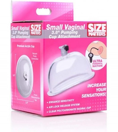 Pumps & Enlargers Small Vaginal 3.8" Pumping Cup Attachment- Clear- 1 Count - C018ORHA94S $19.27