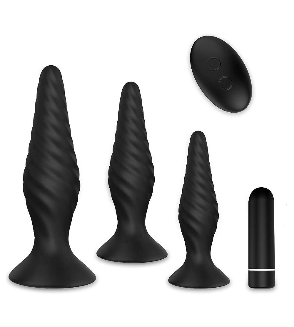 Anal Sex Toys Butt Plug Training Set Anal Plugs Vibrator Trainer Kit Prostate Massager Sex Toys for Beginners Advanced - CY18...