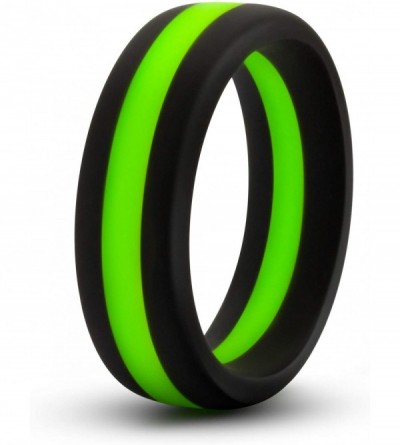 Penis Rings Performance Go Pro Silicone Cock Ring- Soft- Stretchy- Sex Toy for Men- Sex Toy for Couples - Black/Green/Black -...