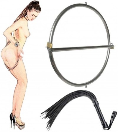 Restraints BDSM bondage restraints Sohimi stainless steel SM Ring with Whip(Flogger) becomes distorted Sex toys sex slave tor...