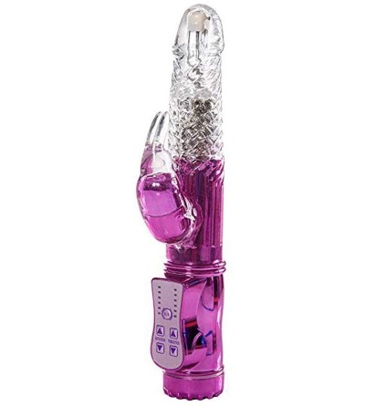 Vibrators Thrusting Rabbit Vibrator Dildo G-spot Multispeed Massager Female Adult Sex Toy - Purple - CO18ERMCLZ3 $27.67
