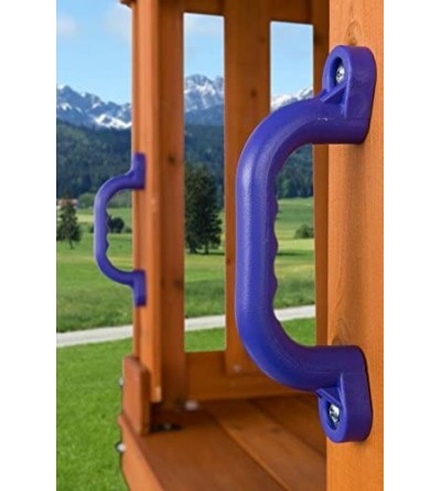 Paddles, Whips & Ticklers Playset Safety Handles (One Pair) - Purple - C812O0Z2X2F $12.66