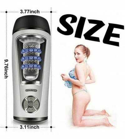 Male Masturbators Electric Male Training Tool Male Mâstürb&âtîon with Strong Suction 3D Realιstic Toys for Male Delayed- Fast...