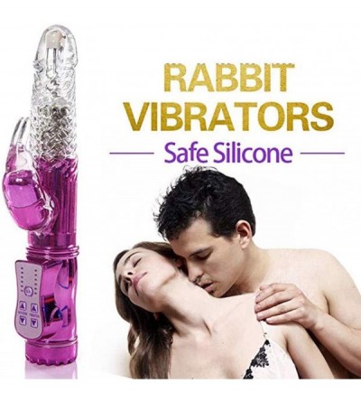 Vibrators Thrusting Rabbit Vibrator Dildo G-spot Multispeed Massager Female Adult Sex Toy - Purple - CO18ERMCLZ3 $8.72