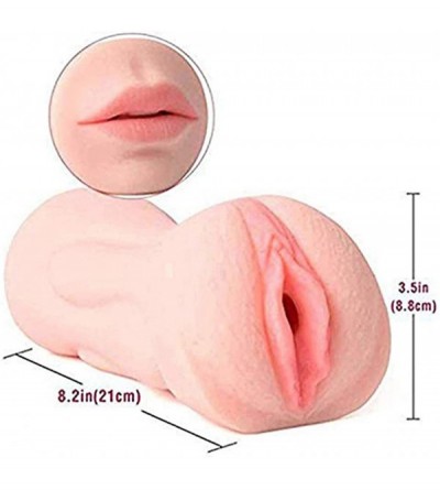 Male Masturbators 2 in 1 Realistic 3D Medical Grade Luxury Silicone Cup cat Real Toy- Lifelike Enjoyment- Beautifully Wrapped...