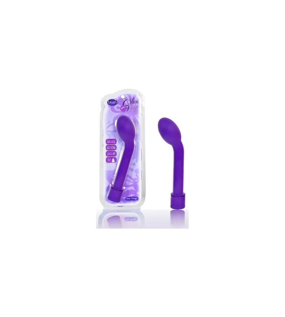 Vibrators G Slim Petite Satin Touch - Purple - Purple - CK11CMV0RE1 $15.93