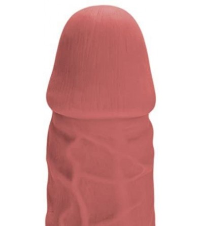 Dildos Rummy Fatty 8" Ultra Thick Premium Silicone Dildo Tan with Suction Cup- Brown - CM12KN6MES3 $78.32