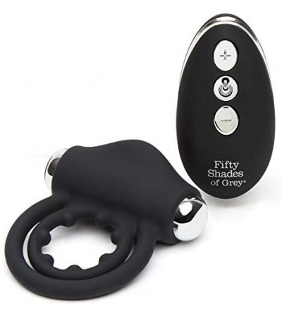 Penis Rings Relentless Vibrations Waterproof Love Ring with Remote - CF18AINM4OQ $66.16