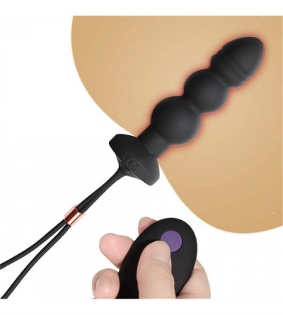 Vibrators Wireless Anal Vibrator-7 Speeds Vibrations Silicone Butt Plug-Adult Sex Toys-Rechargeable - CG196QYEOA4 $38.10