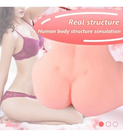 Male Masturbators Male Masturbator Adult Sex Toy 3D Realistic Lifelike Size Pussy Ass with Tight Vagina Anal Channels for Men...