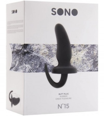 Anal Sex Toys No.15 Butt Plug- Black- 6" - Black - CB12CZL8PF5 $20.56
