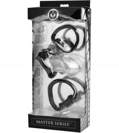 Chastity Devices Rikers Locking Chastity Cage - C211MW5YFGX $41.81